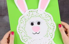 Paper Doily Crafts For Kids Doily Bunny Craft For Kids paper doily crafts for kids|getfuncraft.com