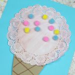 Paper Doily Crafts For Kids Doily Ice Cream paper doily crafts for kids|getfuncraft.com