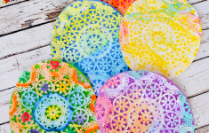 Paper Doily Crafts For Kids Easter Egg Doily Craft A Little Pinch Of Perfect 9 paper doily crafts for kids|getfuncraft.com
