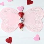 Paper Doily Crafts For Kids Valentine Doily Butterfly Craft 4 paper doily crafts for kids|getfuncraft.com