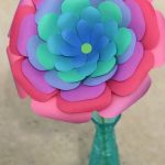 Paper Flower Craft Tutorial Flower Punch Board 3 500x750 paper flower craft tutorial |getfuncraft.com