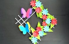 Paper Hanging Crafts Art And Craft Wall Hanging Paper Easy paper hanging crafts|getfuncraft.com