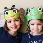 Paper Hat Craft Frog Hat Butterfly Hat Beauty paper hat craft|getfuncraft.com