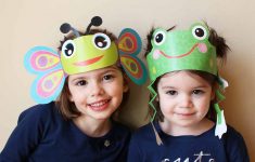 Paper Hat Craft Frog Hat Butterfly Hat Beauty paper hat craft|getfuncraft.com