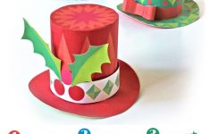Paper Hat Craft Mini Paper Top Hats For Holiday Festive Parties 2016 paper hat craft|getfuncraft.com