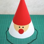 Paper Hat Craft Origami Santa Hat Party Cone Hat paper hat craft|getfuncraft.com