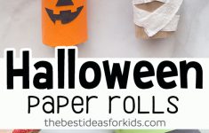Paper Kids Crafts Halloween Craft For Kids Halloween Toilet Paper Rolls paper kids crafts|getfuncraft.com