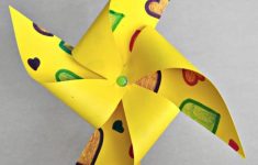 Paper Kids Crafts Summer Paper Windmill Step 6 735x685 paper kids crafts|getfuncraft.com