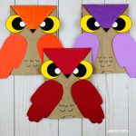 Paper Owl Crafts Paper Bag Owl Craft 8336 paper owl crafts|getfuncraft.com