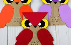 Paper Owl Crafts Paper Bag Owl Craft 8336 paper owl crafts|getfuncraft.com