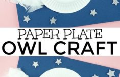 Paper Owl Crafts Paper Plate Owl Craft 2 450x750 paper owl crafts|getfuncraft.com