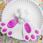 Paper Plate Bunny Craft Bunny Butt Paper Plate Craft paper plate bunny craft|getfuncraft.com
