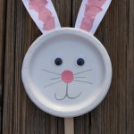 Paper Plate Bunny Craft Bunny Paper Plate Puppet Craft For Kids paper plate bunny craft|getfuncraft.com