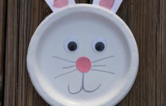 Paper Plate Bunny Craft Bunny Paper Plate Puppet Craft For Kids paper plate bunny craft|getfuncraft.com