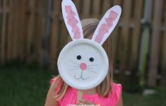 Paper Plate Bunny Craft Cute Bunny Craft For Preschool Kids paper plate bunny craft|getfuncraft.com
