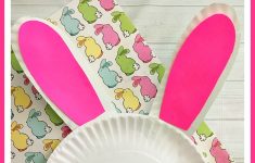 Paper Plate Bunny Craft Cute Bunny Paper Plate Craft For Kids paper plate bunny craft|getfuncraft.com