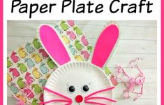 Paper Plate Bunny Craft Cute Bunny Paper Plate Craft For Kids 500px paper plate bunny craft|getfuncraft.com