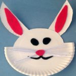 Paper Plate Bunny Craft Easter Bunny Paper Craft paper plate bunny craft|getfuncraft.com