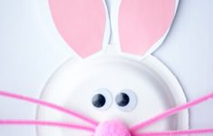 Paper Plate Bunny Craft Easter Craft For Toddlers Paper Plate Easter Bunny paper plate bunny craft|getfuncraft.com