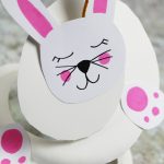 Paper Plate Bunny Craft Paper Plate Bunny Craft Twirler paper plate bunny craft|getfuncraft.com