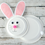Paper Plate Bunny Craft Paper Plate Bunny Easter Kids Craft paper plate bunny craft|getfuncraft.com