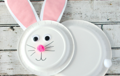 Paper Plate Bunny Craft Paper Plate Bunny Easter Kids Craft paper plate bunny craft|getfuncraft.com