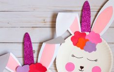Paper Plate Bunny Craft Paper Plate Bunny Unicorn Pinterest paper plate bunny craft|getfuncraft.com