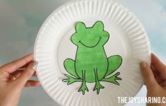 Paper Plate Frog Craft Frog Craft Tutorial paper plate frog craft|getfuncraft.com