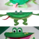 Paper Plate Frog Craft Paper Plate Frog Art Craft 387x600 387x600 paper plate frog craft|getfuncraft.com