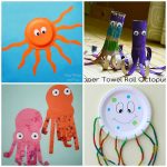 Paper Plate Octopus Craft Octopus Kid Crafts 1 paper plate octopus craft |getfuncraft.com