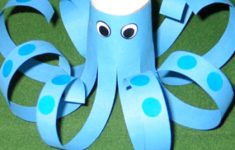 Paper Plate Octopus Craft Octopus Toilet Paper paper plate octopus craft |getfuncraft.com