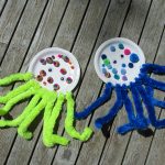 Paper Plate Octopus Craft Paper Plate And Pom Pom Octopus Craft For Kids paper plate octopus craft |getfuncraft.com
