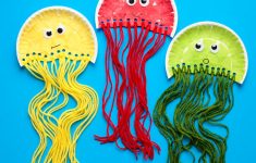 Paper Plate Octopus Craft Paper Plate Jellyfish paper plate octopus craft |getfuncraft.com