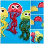 Paper Plate Octopus Craft Paper Plate Jellyfish Craft Collage paper plate octopus craft |getfuncraft.com