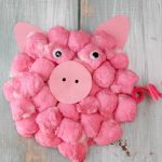 Paper Plate Pig Craft Cotton Ball Pig Adorable Paper Plate Crafts 6 paper plate pig craft|getfuncraft.com