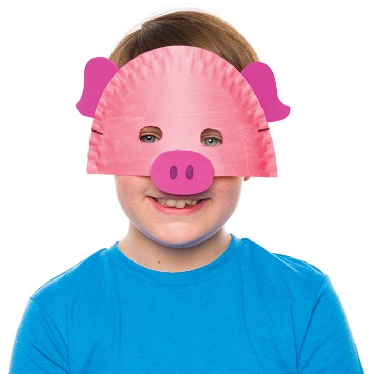 Paper Plate Pig Craft - getfuncraft.com