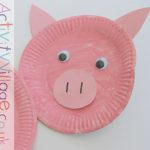 Paper Plate Pig Craft Paper Plate Pig Close Up paper plate pig craft|getfuncraft.com