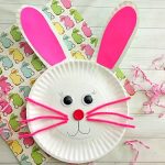 Paper Plate Preschool Crafts Cute Bunny Paper Plate Craft For Kids Finished paper plate preschool crafts|getfuncraft.com
