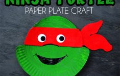 Paper Plate Preschool Crafts Ninjaturtle1 paper plate preschool crafts|getfuncraft.com
