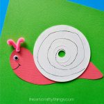 Paper Plate Snail Craft Cd Snail Craft For Kids 3 paper plate snail craft|getfuncraft.com