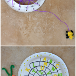 Paper Plate Snail Craft Preschool Activities Bug Theme paper plate snail craft|getfuncraft.com