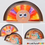 Paper Plate Thanksgiving Crafts Paper Plate Coffee Filter Thanksgiving Turkey Craft A Little Pinch Of Perfect 4 paper plate thanksgiving crafts|getfuncraft.com