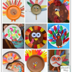 Paper Plate Thanksgiving Crafts Paper Plate Turkey Collage paper plate thanksgiving crafts|getfuncraft.com