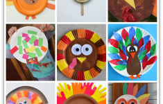 Paper Plate Thanksgiving Crafts Paper Plate Turkey Collage paper plate thanksgiving crafts|getfuncraft.com