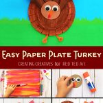 Paper Plate Thanksgiving Crafts Turkey Pin 02 paper plate thanksgiving crafts|getfuncraft.com
