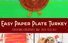 Paper Plate Thanksgiving Crafts Turkey Pin 02 paper plate thanksgiving crafts|getfuncraft.com