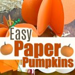 Paper Pumpkin Crafts Easy Paper Pumpkin Craft 1 paper pumpkin crafts|getfuncraft.com