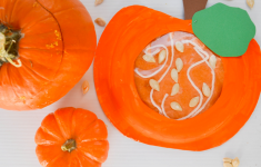 Paper Pumpkin Crafts Inside A Pumpkin Paper Plate Craft A Little Pinch Of Perfect 7 paper pumpkin crafts|getfuncraft.com