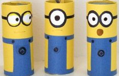 Paper Roll Craft Ideas Toilet Paper Minions paper roll craft ideas |getfuncraft.com