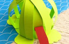 Paper Strips Craft Paper Strips Frog Craft paper strips craft|getfuncraft.com